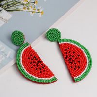 Fashion Watermelon Dragon Fruit Handmade Bead Earrings Nhjj149449 main image 6