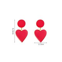 Fashion Heart Shaped Alloy Earrings Nhot149464 main image 6
