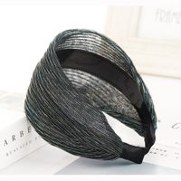 Fashion Breathable Bright Ribbon Tooth Anti-slip Headband Nhhv149539 main image 4