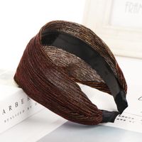 Fashion Breathable Bright Ribbon Tooth Anti-slip Headband Nhhv149539 main image 6