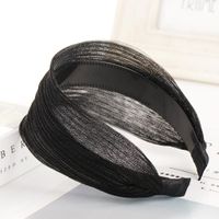 Fashion Breathable Bright Ribbon Tooth Anti-slip Headband Nhhv149539 main image 8