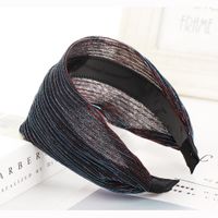 Fashion Breathable Bright Ribbon Tooth Anti-slip Headband Nhhv149539 main image 9