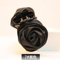 Korean Rose Flower Hairpin Fabric Grab Nhdp149419 sku image 2