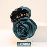 Korean Rose Flower Hairpin Fabric Grab Nhdp149419 sku image 1
