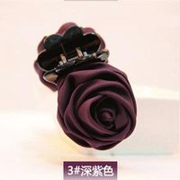 Korean Rose Flower Hairpin Fabric Grab Nhdp149419 sku image 4