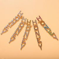 New Honey Letters Diamond Earrings Nhjq155615 main image 4