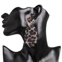 Leopard Fashion Acrylic Stud Earrings Nhjj155650 main image 6
