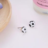 Black And White Plaid New Stud Earrings Nhdp155673 main image 3