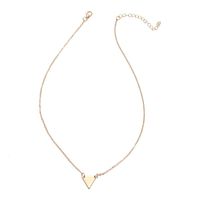 Simple Metal Triangle Alloy Necklace Nhpf155706 main image 8