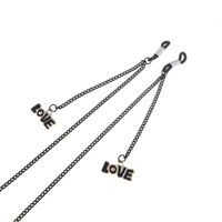 Black Letter Love Pendant Glasses Chain Nhbc155719 main image 5