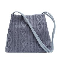 New Fashion Knit Shoulder Slung Bucket Bag Nhtc155790 main image 6