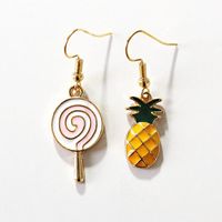 Cute Lollipop Pineapple Earrings Nhdp155630 sku image 1