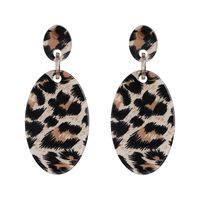 Leopard Fashion Acrylic Stud Earrings Nhjj155650 sku image 2