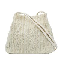 New Fashion Knit Shoulder Slung Bucket Bag Nhtc155790 sku image 2