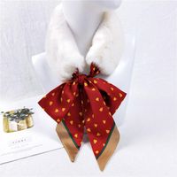 Korean Version Of The Wild Winter Thick Warm Plush Scarf Nhmn149795 main image 12