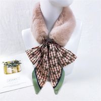 Korean Version Of The Wild Winter Thick Warm Plush Scarf Nhmn149795 main image 4