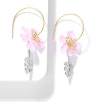 New Leaf Flower Alloy Earrings Nhjq149810 main image 4