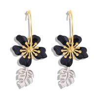 New Leaf Flower Alloy Earrings Nhjq149810 main image 7