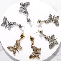 Vintage Alloy Butterfly Earrings Nhjq149813 main image 1