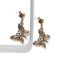 Vintage Alloy Butterfly Earrings Nhjq149813 main image 3