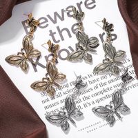 Vintage Alloy Butterfly Earrings Nhjq149813 main image 5
