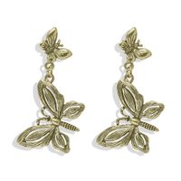 Vintage Alloy Butterfly Earrings Nhjq149813 main image 7