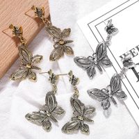 Vintage Alloy Butterfly Earrings Nhjq149813 main image 4