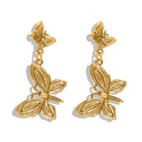 Vintage Alloy Butterfly Earrings Nhjq149813 main image 9