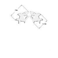 Simple Alloy Shark Stud Earrings Nhcu149827 main image 5