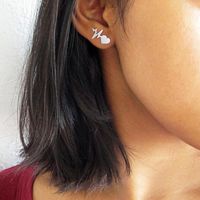 Simple New Alloy Plating Ecg Stud Earrings Nhcu149830 main image 5