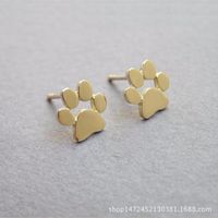 Animal Foot Alloy Plating Stud Earrings Nhcu149832 main image 4