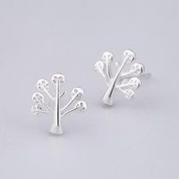 925 En Argent Sterling Boucles D'oreilles Apple Arbre Coréen Élégant De Noël Thème Internet Celebrity Même Style Tiktok Frais De Noël Arbre Boucles D'oreilles main image 3