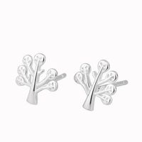 925 En Argent Sterling Boucles D'oreilles Apple Arbre Coréen Élégant De Noël Thème Internet Celebrity Même Style Tiktok Frais De Noël Arbre Boucles D'oreilles main image 6