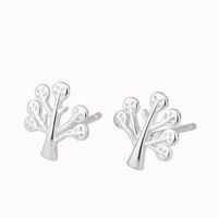 S925 Silver Christmas Tree Stud Earrings Nhcu149851 main image 6