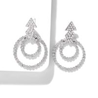 Fashion Color Hollow Diamond Earrings Nhjq149856 main image 4