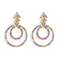 Fashion Color Hollow Diamond Earrings Nhjq149856 main image 8