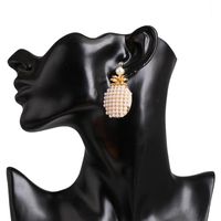 New Retro Pineapple With Diamond Earrings Nhjj149861 main image 6