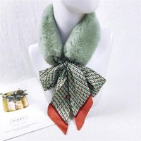 Korean Version Of The Wild Winter Thick Warm Plush Scarf Nhmn149795 sku image 12