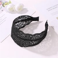 Lace Lace Wide-brimmed Openwork Hand-knitted Headband Nhdp149931 main image 5