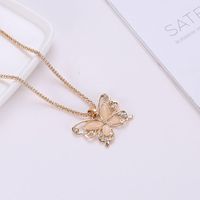 Womens Butterfly Electroplating Alloy Necklaces Nhdp149945 main image 3