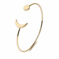 Fashion Sun Moon Opening Adjustable Bracelet Nhdp150020 main image 2