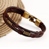 European And American Style Multi-layer Leather Bracelet Nhpj150066 main image 4