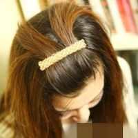 Korean Flash Diamond Four Rows Of Crystal Fish Line Braided Hair Accessories Nhdp150101 main image 10