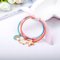 Korean Version Of Rubber Band Alloy Oil Hair Ring Nhdp150111 main image 10