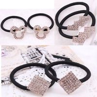 Korean Version Of The Artificial Gemstone Five-pointed Star Alloy Love Hair Accessories Nhdp150122 main image 1