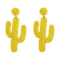 52592   Explosive Reiss Perlen Ohrringe Persönlichkeit Kreative Kaktus Reiss Perlen Ohrringe Doppelseitig main image 10