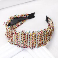 Fashion Polyester Edging Rainbow Headband Nhou150160 main image 5