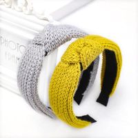 Fashion Knit Wide-brimmed Headband Nhou150174 main image 2