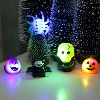 Halloween Kleine Geschenke Geschenk Ball Party Finger Licht Leuchtendes Spielzeug Kinder Kleine Geschenke Kürbis Fledermaus Ring main image 5