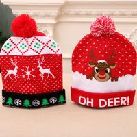 Christmas Wool Hat Colorful Shiny Knit Hat Nhmv150214 main image 4